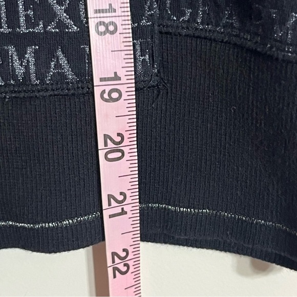 Women’s Armani Exchange All Over Logo Sweatshirt & Sweatpants Top Med Pants Sm - Picture 9 of 16